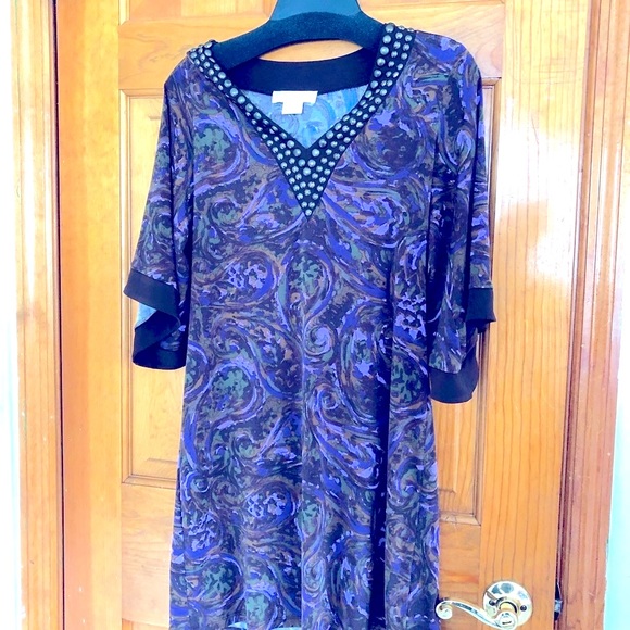 ITS MICHAEL KORS GORGEOUS” STUDDED” DRESS - Picture 1 of 14